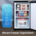Anypro 4.1 Cu.Ft Mini Fridge with Freezer