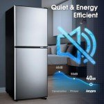 Anypro 4.1 Cu.Ft Mini Fridge with Freezer