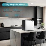 EUHOMY Compact 1.1 Cu. Ft. Mini Freezer