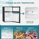 Compact Mini Fridge with Freezer – 3.2 Cu.Ft