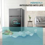 Compact Mini Fridge with Freezer – 3.2 Cu.Ft