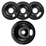 4-Pack Drip Pans for Whirlpool Electric Stove
