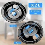 4-Pack Drip Pans for Whirlpool Electric Stove