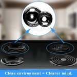 4-Pack Drip Pans for Whirlpool Electric Stove
