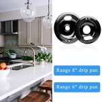 4-Pack Drip Pans for Whirlpool Electric Stove