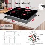 GASLAND 30 Inch Electric Cooktop with Touch Control