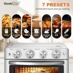 Geek Chef 26 QT Stainless Steel Air Fryer Oven