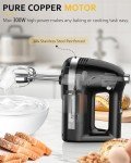 Z-DESDEMONA 300W Electric Hand Mixer with Beaters