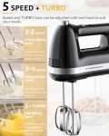 Z-DESDEMONA 300W Electric Hand Mixer with Beaters
