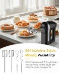 Z-DESDEMONA 300W Electric Hand Mixer with Beaters