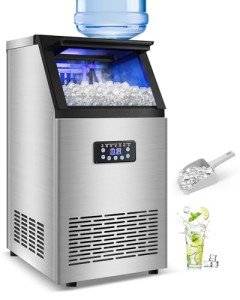 120LBS Commercial Ice Maker with 30LBS Bin