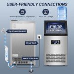 120LBS Commercial Ice Maker with 30LBS Bin