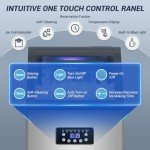120LBS Commercial Ice Maker with 30LBS Bin