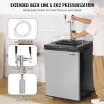 VEVOR Dual Tap Beer Kegerator and Dispenser