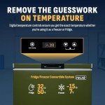 Newair 5 Cu. Ft. Olive Green Chest Freezer