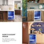 Zephyr Brisas 24-Inch Under Counter Wine Fridge