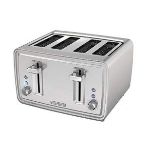 BLACK+DECKER 4-Slice Stainless Steel Toaster