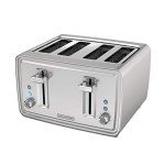 BLACK+DECKER 4-Slice Stainless Steel Toaster