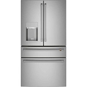 Cafe 27.6 Cu.Ft. Stainless 4-Door French Refrigerator