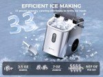 Ecozy Countertop Nugget Ice Maker with Handle
