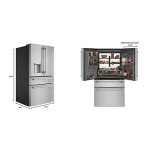 Cafe 27.6 Cu.Ft. Stainless 4-Door French Refrigerator