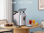 Ecozy Countertop Nugget Ice Maker with Handle