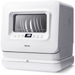 COSTWAY Compact Portable Countertop Dishwasher with 7.5L Tank