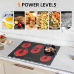 Hobsir 30 Inch 5-Burner Electric Cooktop