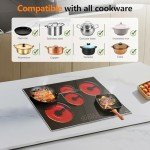 Hobsir 30 Inch 5-Burner Electric Cooktop