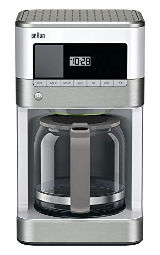 Braun BrewSense White Drip Coffee Maker