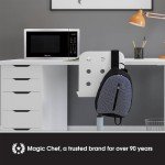 Magic Chef 0.9 Cu. Ft. Compact Microwave Oven