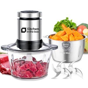 Electric Food Processor and Meat Grinder Combo