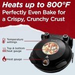 Electric Pizza Oven with Ceramic Stone – 12” Capacity