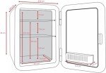 Cooluli 10L Portable Mini Fridge for Home & Office