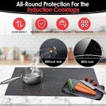 Silicone Induction Cooktop Protector Mat 21.2x35.4 Inch