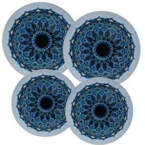 Blue Mandala Electric Stove Burner Covers