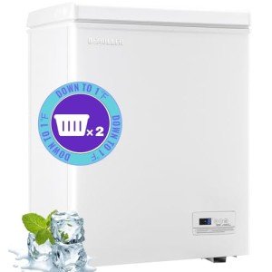 Compact 4.0 Cu Ft Chest Freezer with Baskets
