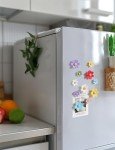 Colorful 3D Flower Refrigerator Magnets Set - 14PCS