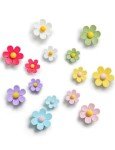Colorful 3D Flower Refrigerator Magnets Set - 14PCS
