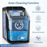 Aeitto Countertop Nugget Ice Maker, 55lbs/Day