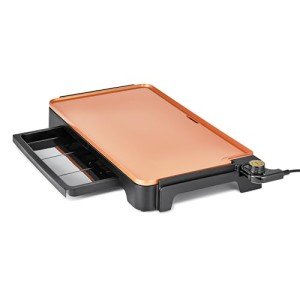 CRUX XL Electric Nonstick Griddle with Drip Tray