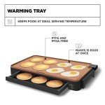 CRUX XL Electric Nonstick Griddle with Drip Tray
