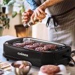 CUSIMAX Smokeless Indoor Electric Grill with LED Display