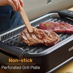 CUSIMAX Smokeless Indoor Electric Grill with LED Display