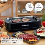 CUSIMAX Smokeless Indoor Electric Grill with LED Display
