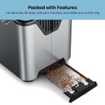Chefman Smart Touch 4-Slice Stainless Steel Toaster