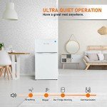 Frestec 3.1 CU Mini Fridge with Freezer