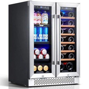 Yeego 24" Dual Zone Wine and Beverage Cooler