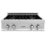 ZLINE 30" Stainless Steel Gas Stovetop with 4 Burners