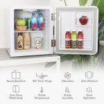 Cooluli Curve 1.7 cu ft Mini Fridge - White